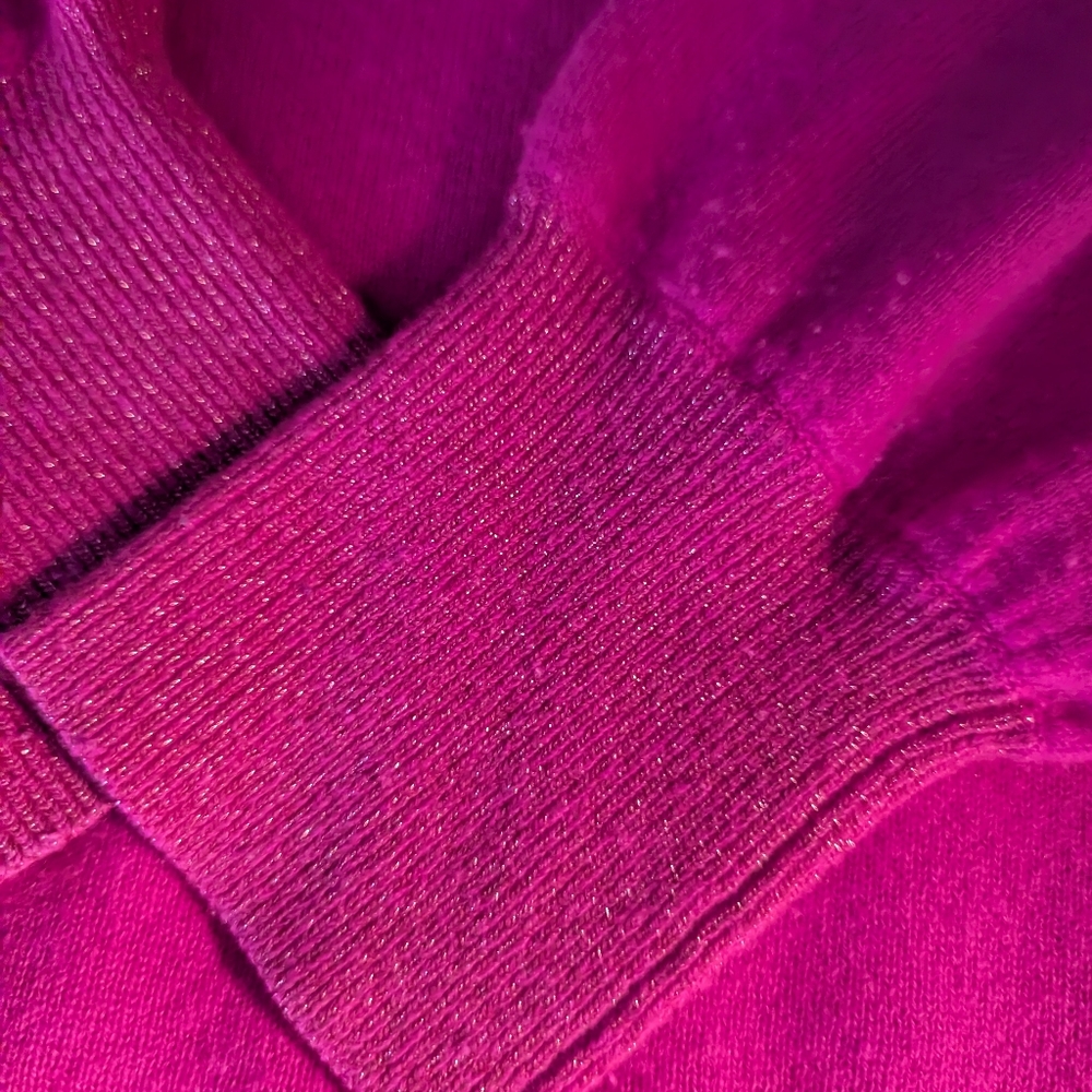 Lilly Pulitzer Fuchsia V-Neck Sweater - Picture 2 of 6